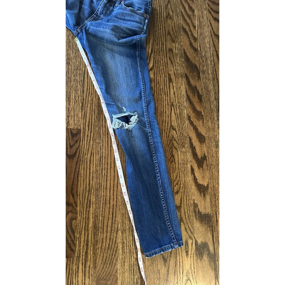 Madewell Women’s Size 24 Blue 9" High Riser Skinny Skinny Jeans Distressed - Picture 6 of 9